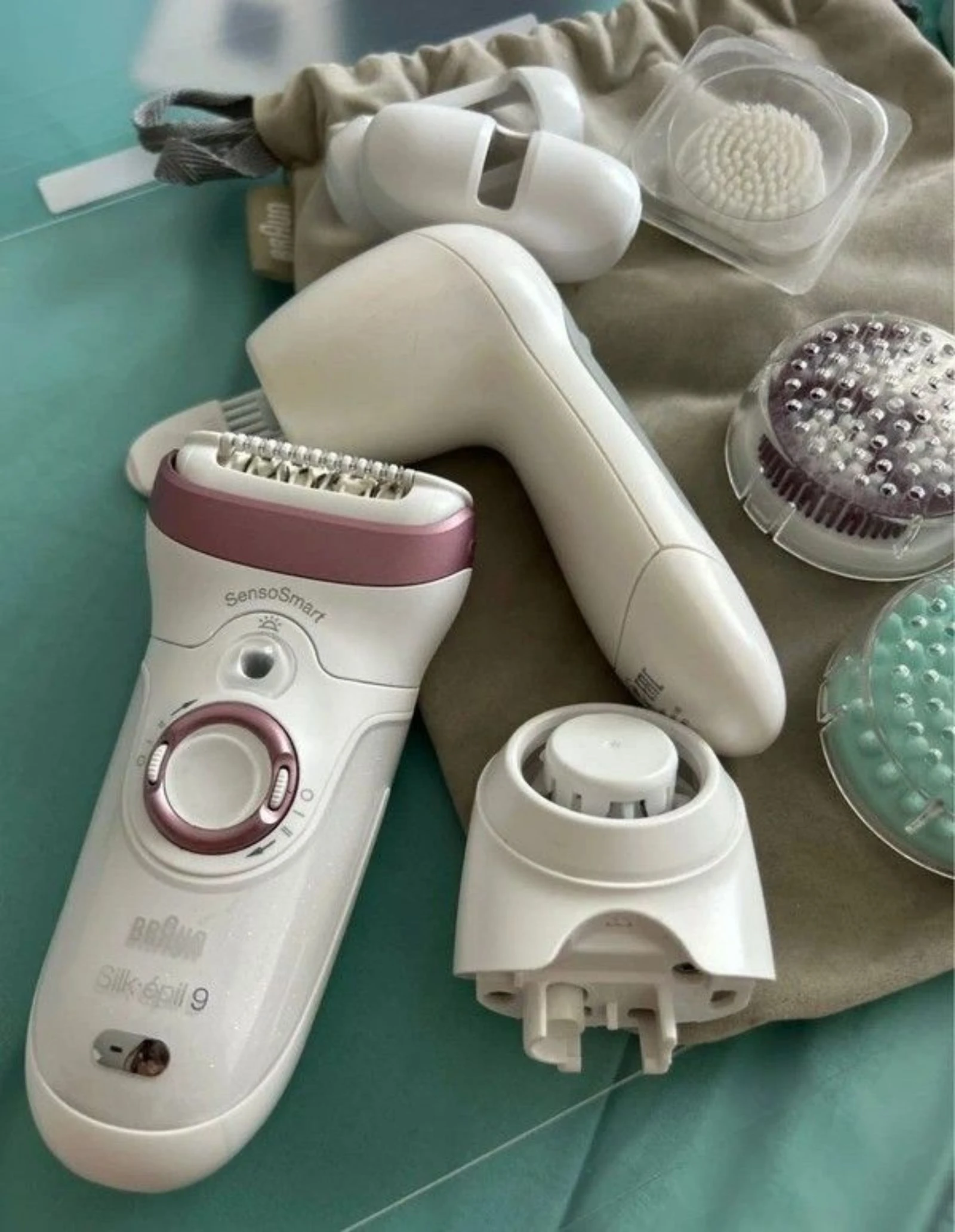 Schoonheidskit | Braun Silk-épil9 SkinSpa Draadloze epilator Wet&Dry Exfoliatiesysteem + accessoires – photo 2